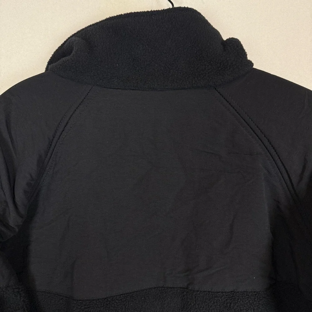 Polartec Jacket Mens Large Black Fleece Full Zip Cold Weather Lined Military